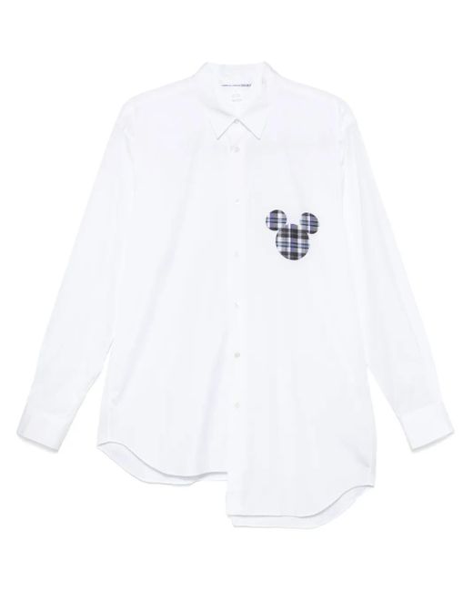 メンズ Comme des Garçons X Disney ミッキー Tシャツ White