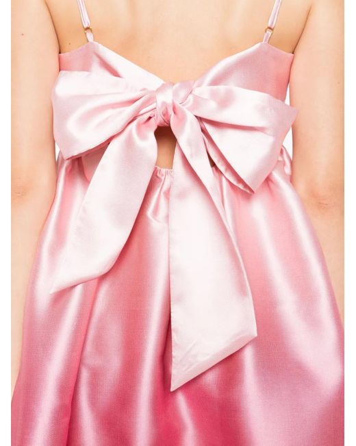 ALÉMAIS Inez Midi-Jurk Met Ombré in het Pink
