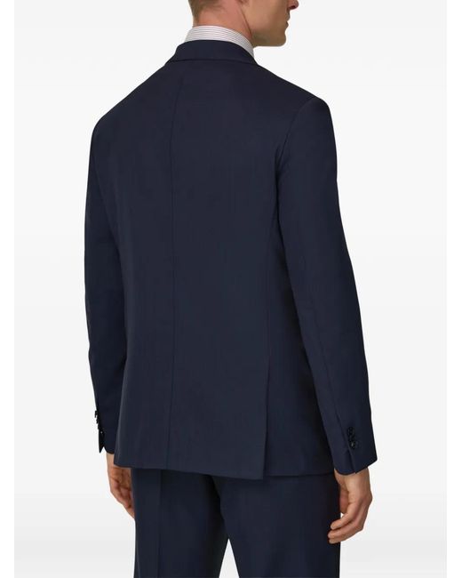 Boggi Blue Flap-Pocket Suit for men