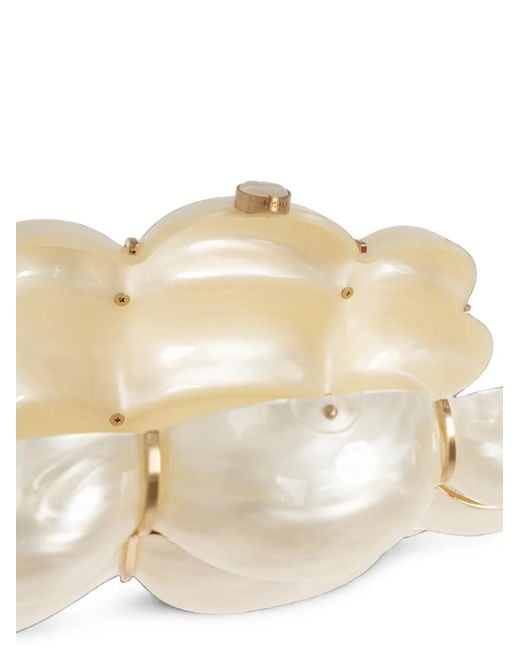 Cult Gaia Natural Bolla Clutch