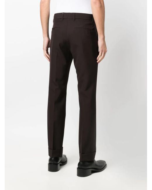 Givenchy Black Slim-Fit Tailored Wool Trousers for men