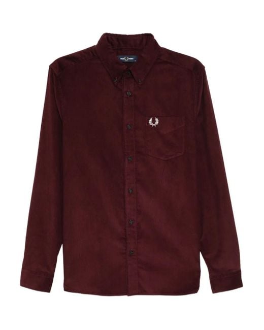 Fred Perry Logo-Embroidered Shirt for men