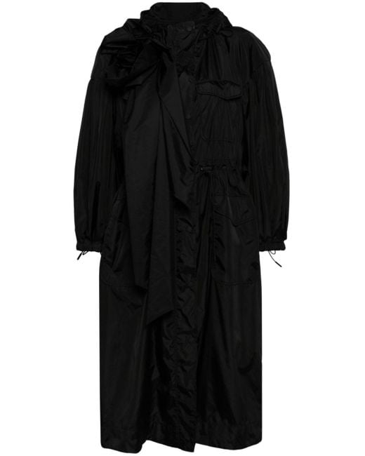 Cappotto con applicazione di Simone Rocha in Black