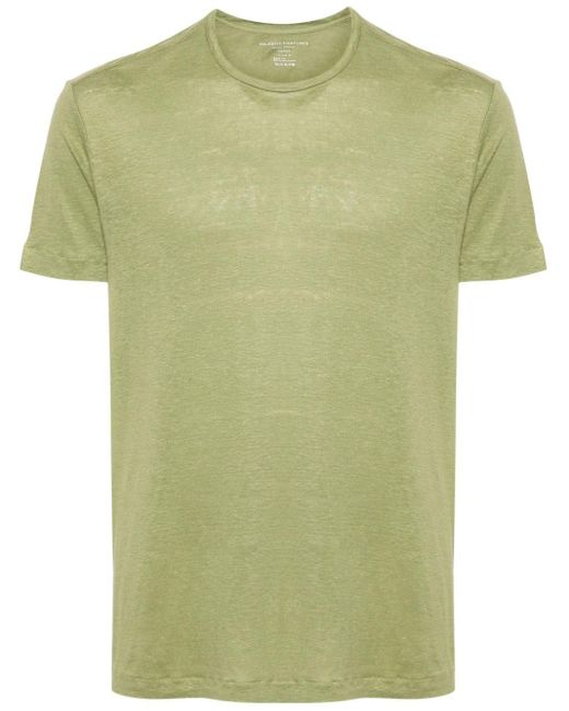 Majestic Filatures Green Short-sleeve T-shirt for men