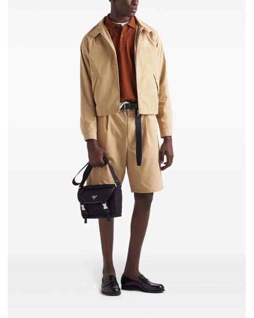 Prada Natural Gabardine-Weave Jacket for men