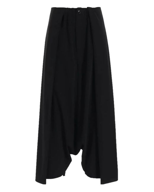 Pantalones elásticos Y's Yohji Yamamoto de color Black