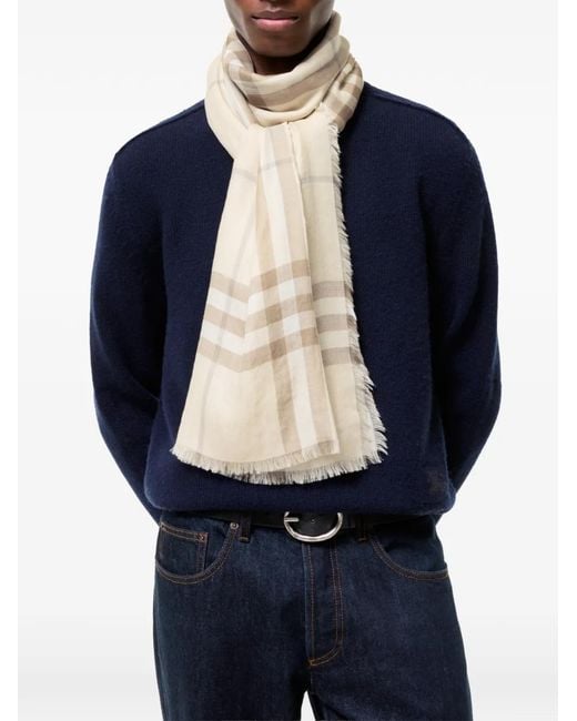 Sciarpa Reversibile di Burberry in Natural