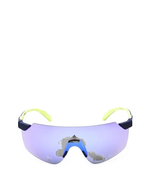 Adidas Blue Shield-Frame Sunglasses