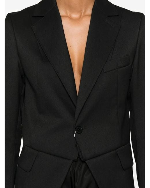 MM6 by Maison Martin Margiela シングルジャケット Black