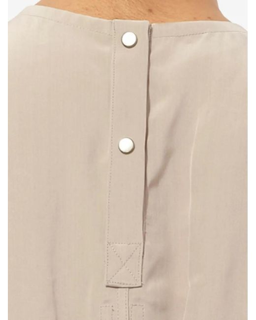 Rick Owens White A-Line Dress