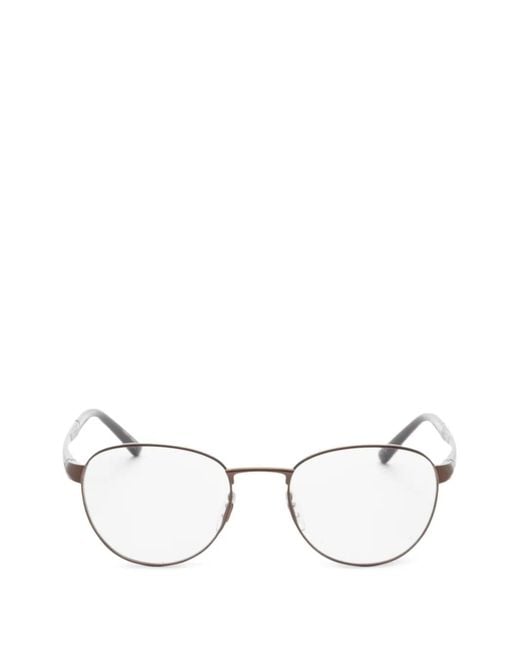 Porsche Design Natural Round-Frame Glasses