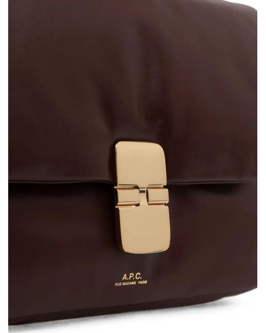 A.P.C. Brown Grace Crossbody Bag