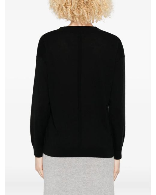 Maglione Con Scollo A V di Alpha Studio in Black