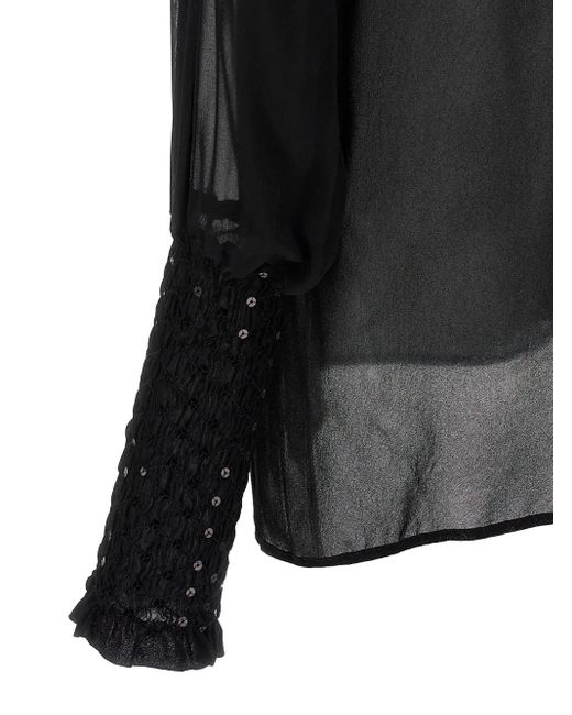 Le twins Black Lorella Blouse
