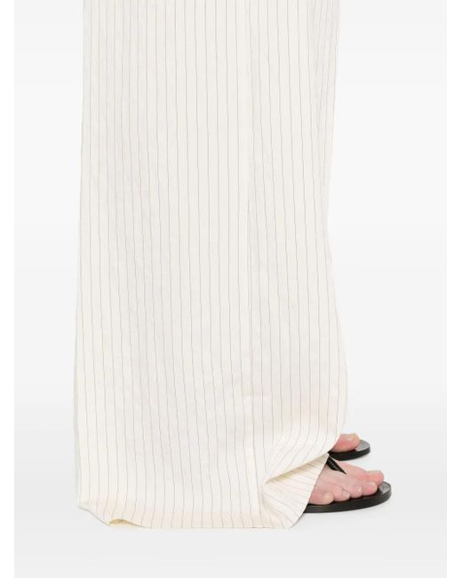 So Allure ストライプ パンツ セット White