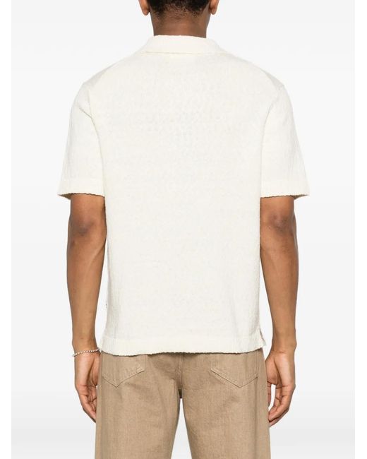 Polo Texturé Randy NN07 pour homme en coloris White