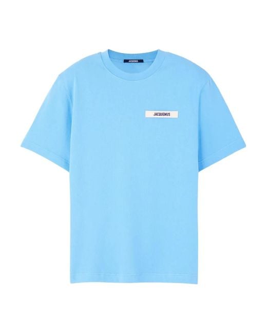 Jacquemus Blue The Gros Grain T-Shirt for men