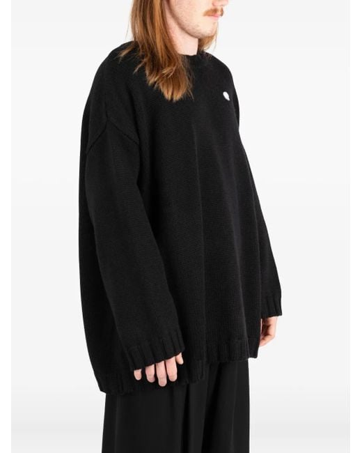 Pull À Patch Logo Societe Anonyme en coloris Black