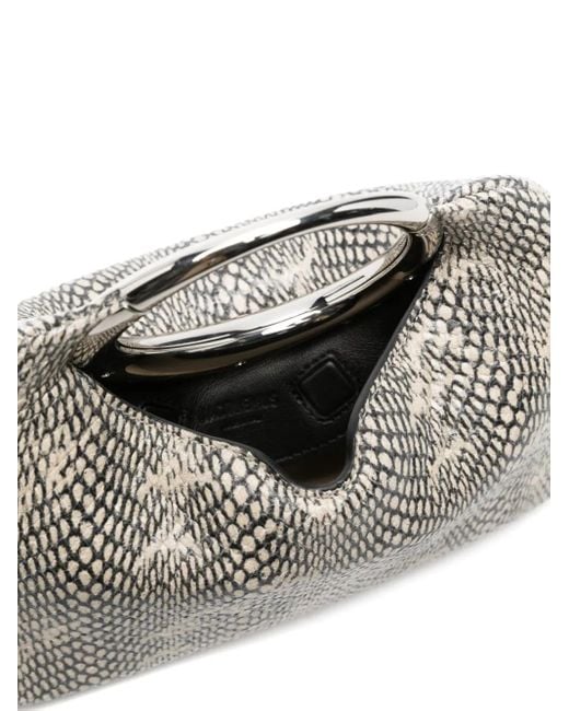 Jacquemus Gray Clutch Le Petit Calino