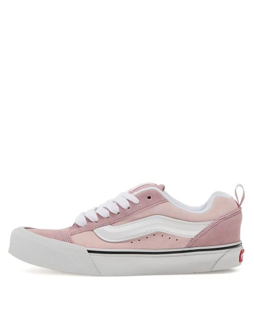 Vans White Knu Skool Sneakers