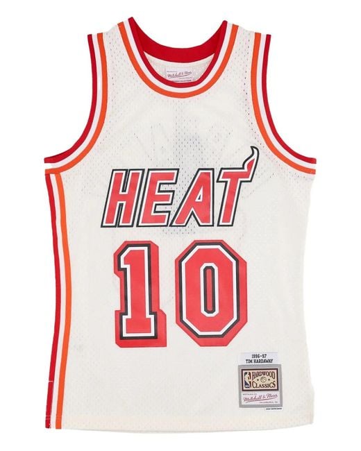 Mitchell & Ness Red X Nba Swingman Jersey Miami Heat 1996-97 Tim Hardaway Tank Top for men