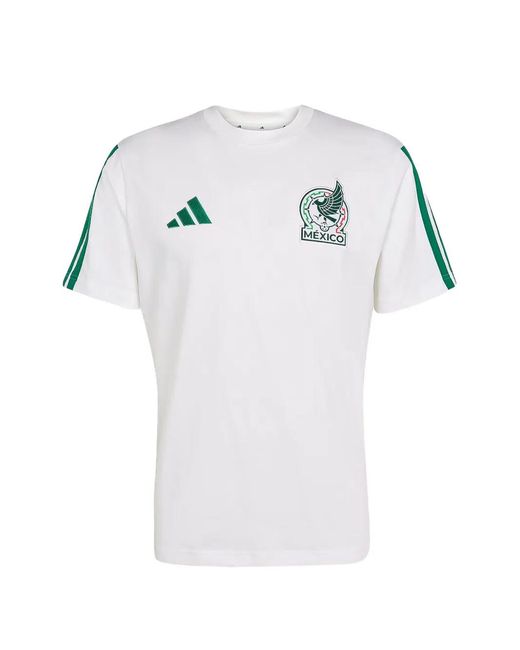Adidas White Mexico Dna T-Shirt for men