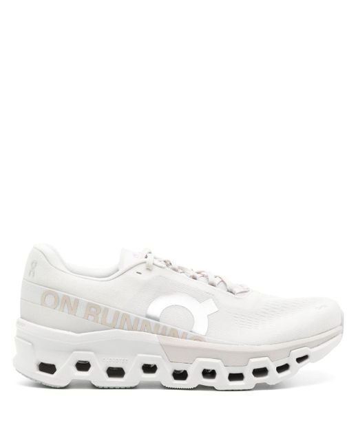 On Shoes White Cloudmonster 2 Panelled Sneakers for men