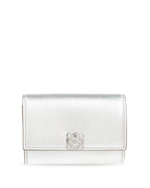 Loewe White Anagram Wallet