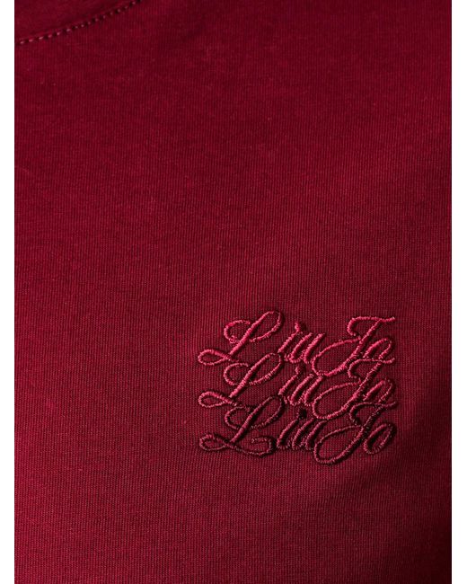 Liu Jo Red T-Shirt À Logo Brodé