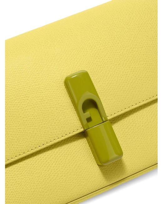 Furla Yellow Iride Cross Body Bag