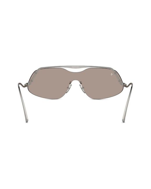 Ferrari Blue Oversized Frame Sunglasses