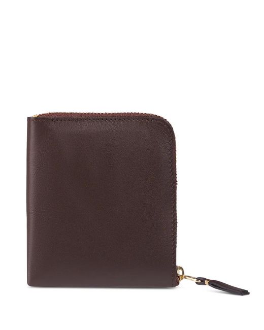 Comme des Garçons Brown Zip Wallet