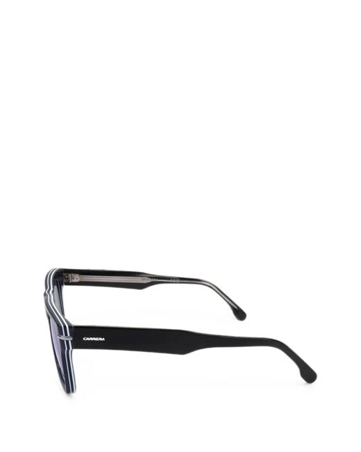 Carrera Blue Rectangle-Frame Sunglasses
