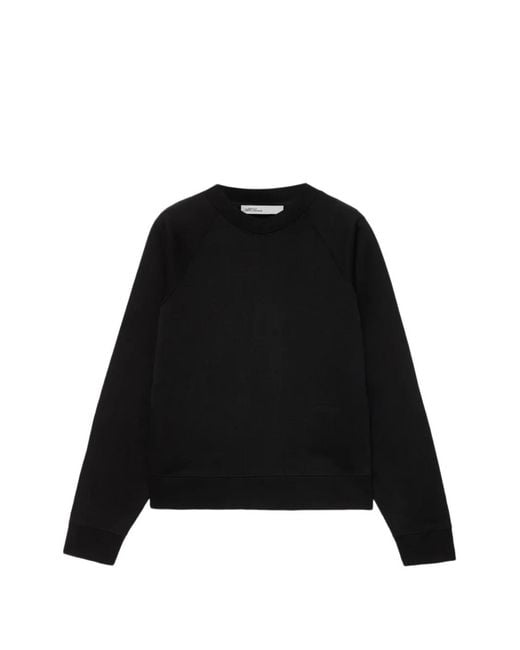 AllSaints Black Lily Raglan-Sleeve Sweatshirt