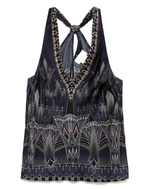 Camilla The Egypt Effect Vネックトップ Black