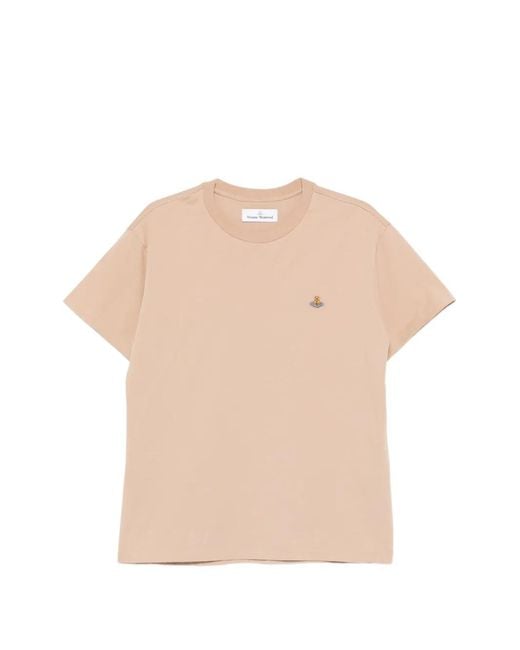 Vivienne Westwood Natural Orb Crewneck T-Shirt