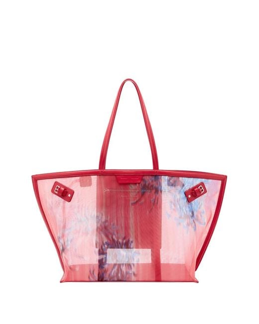 Proenza Schouler Pink Days Mesh Tote Bag