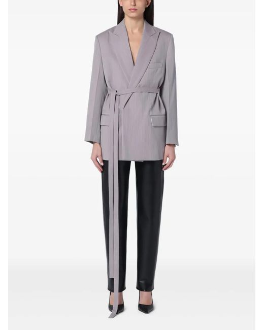 Victoria Beckham ウール ジャケット Gray