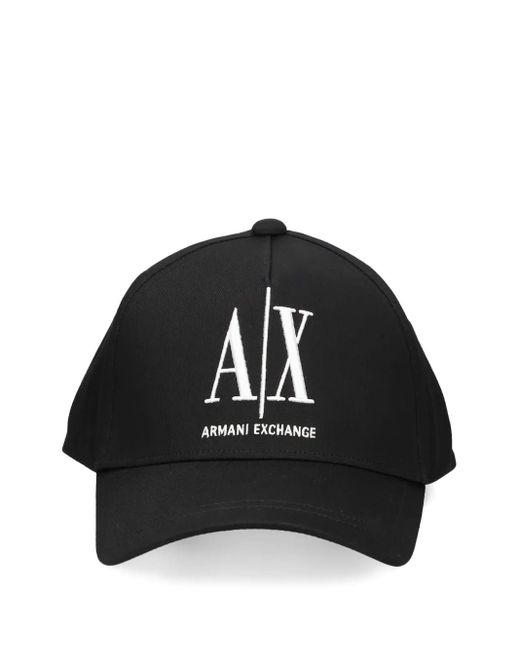 メンズ ARMANI EXCHANGE Icon Project キャップ Black