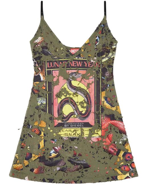 DIESEL New Year Of The Snake Capsule ドレス Gray