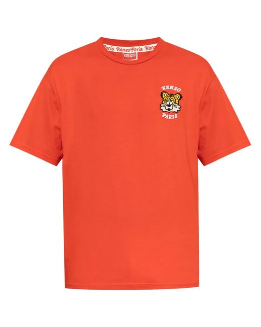 KENZO Red "Verdy Market" T-Shirt for men