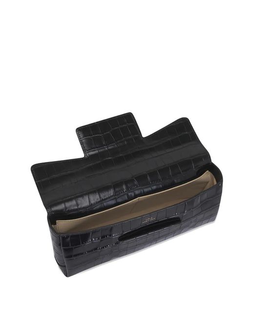 Totême  Black Leather Clutch