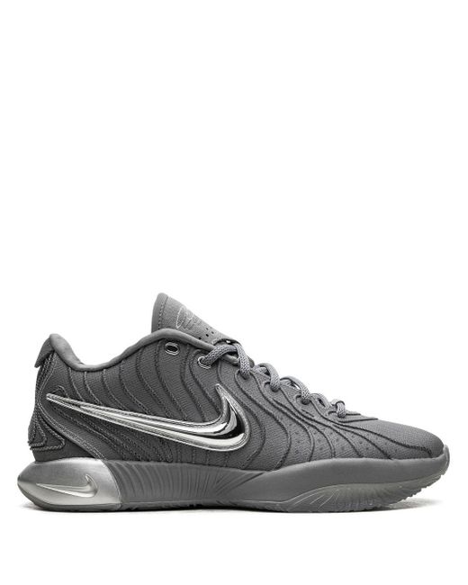 Nike Gray Lebron 21 "cool Grey" Sneakers for men