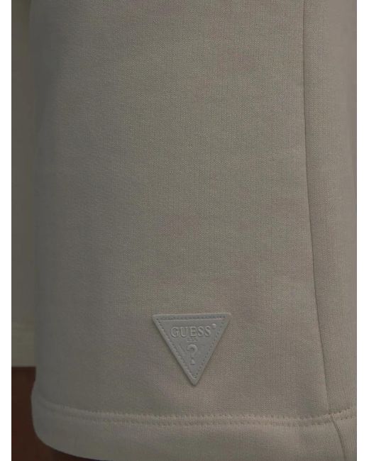 Guess White Drawstring-Waist Shorts for men