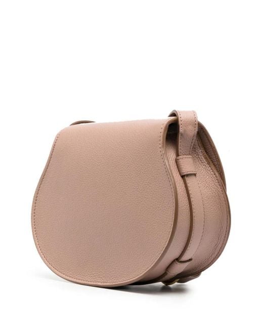 Chloé Pink Small Marcie Crossbody Bag