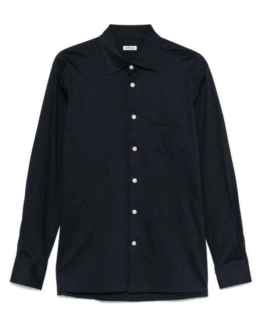 Kiton Klassisches Hemd in Blue für Herren