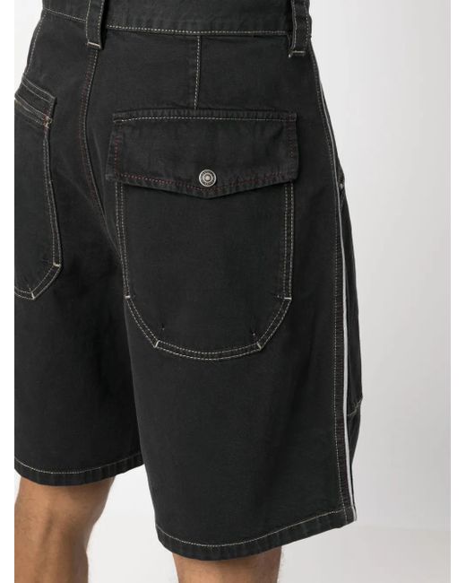 Isabel Marant Black Solid Shorts for men