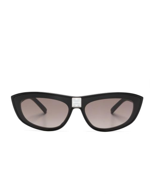 Givenchy Gray 4gem Gradient Cat-eye Frame Sunglasses