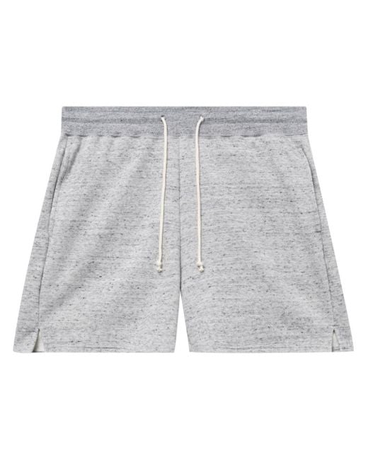 Pantalones cortos de chándal lisos John Elliott de hombre de color Gray