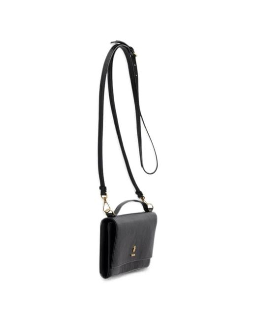 Prada Black Mini Saffiano Leather Wallet